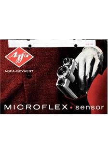 Agfa Microflex Sensor manual. Camera Instructions.